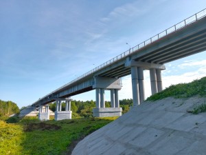 В Костромской области капитально отремонтирован мост через реку Унжу